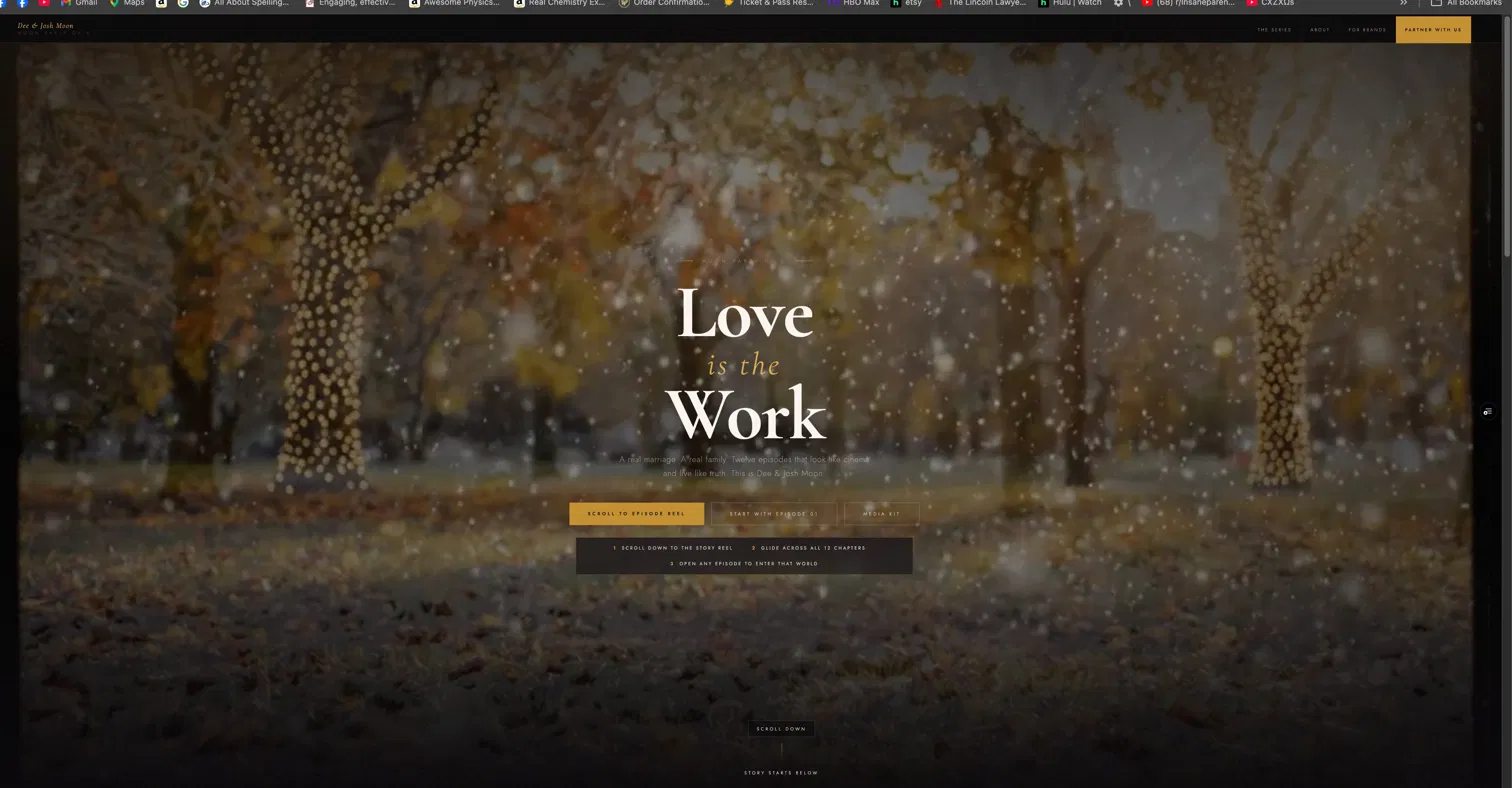 Moon Party of Six website by WrenTech